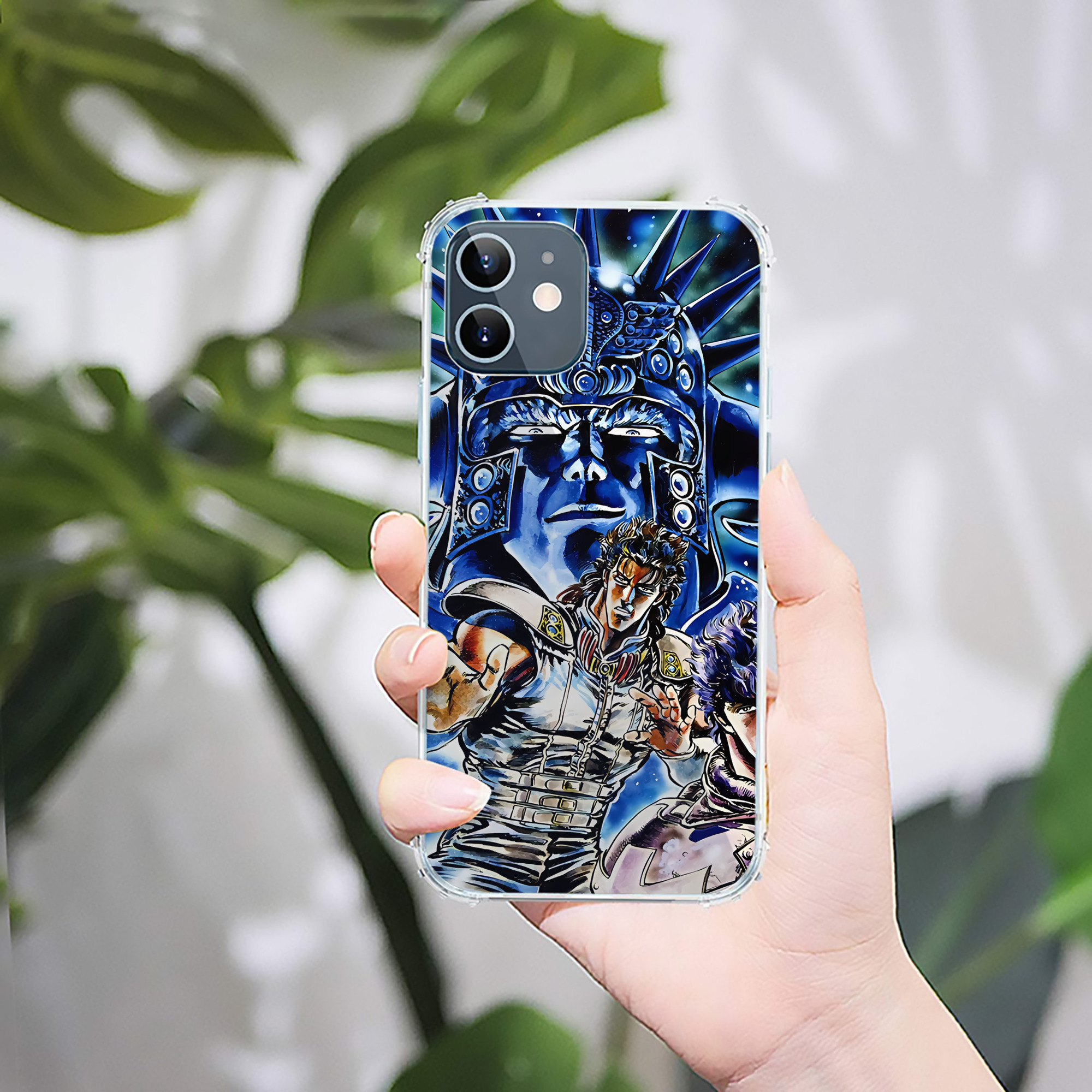 （画像用） 北斗の拳 Fist of the North Star 【iPhone 12シリーズ対応】透明スマホケース（クリアソフトケース）